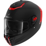 Casca integrala Shark Spartan RS, negru/rosu/mat, marime XS