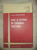 Nou si rutina in gindirea tactica- Dragos Dragoi