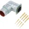 Conector M23 8P 90&deg; Crimpat Aurit