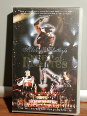 caseta VHS Originala cu M.Flatley - Feet of Flames (1999/CBS/GERMANY) - ca Noua foto