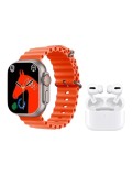 SET Smartwatch i20 ULTRA MAX SUIT, 10 IN 1, Impermeabil, UNISEX, 7 bratari, CASTI WIRELLES incluse