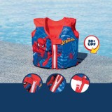 Vestă de &icirc;not cu spumă pentru copii, model Spiderman, albastru, 1-3 ani (11-19 kg), CMCLASS