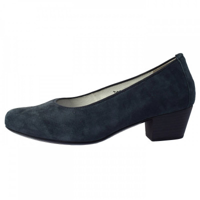 Pantofi dama, din piele naturala, Waldlaufer, 670501-1, negru foto