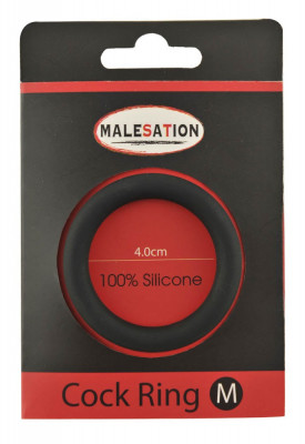Malesation - Inel pentru penis, negru, 4 cm foto