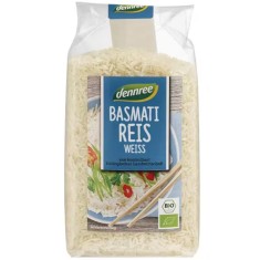 Orez basmati alb ecologic, 500g, Dennree