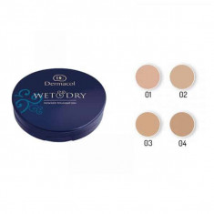 Pudra compacta Dermacol Wet&amp;amp;Dry, 6g - 03 foto