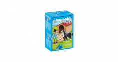 Playmobil Fetita cu caine si cusca pentru caine 70136 foto