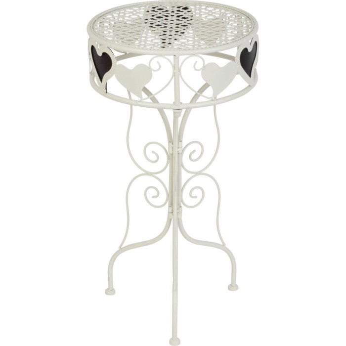 Suport metalic/masuta pentru ghiveci flori, MagicHome, 33x33x60 cm