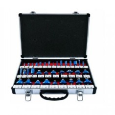 Set freze pentru lemn ,prindere 6 mm , 35 piese