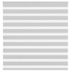Jaluzea tip zebra gri deschis lățime țesătură 140,9cm poliester