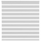 VidaXL Jaluzea tip zebra gri deschis lățime țesătură 140,9cm poliester