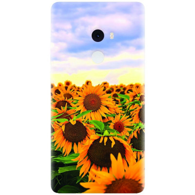 Husa silicon pentru Xiaomi Mi Mix 2, Sunflowers foto