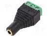 Conector jack, {{Tip conector}}, 3 contacte, {{Subtip conector}}, {{Producator}} - JACK3.5S-F-TB foto
