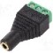 Conector jack, {{Tip conector}}, 3 contacte, {{Subtip conector}}, {{Producator}} - JACK3.5S-F-TB