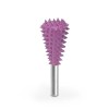 Biax sculptura lemn SABURR - Cap conic inversat 19 mmtija 6mm, Granulatie Saburr Giga ASPRA - Violeta