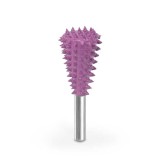 Biax sculptura lemn SABURR - Cap conic inversat 19 mmtija 6mm, Granulatie Saburr Giga ASPRA - Violeta