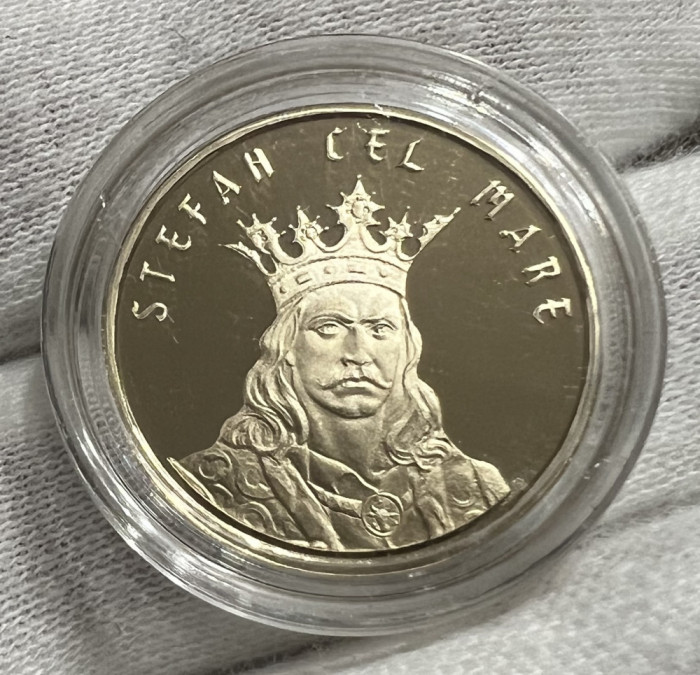 50 Bani 2019 PROOF, Alama, Romania, Stefan cel Mare