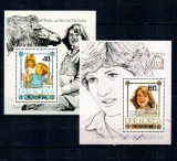 DPR Korea 1982 - Prințesa Diana, colite neuzate