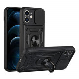 Cumpara ieftin Husa Antisoc iPhone 11 cu Protectie Camera Negru TCSS, Techsuit