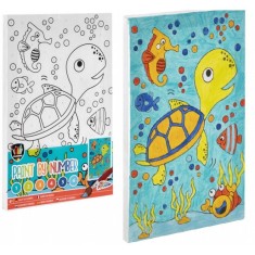 Tablou pictez pe numere - Broscuta testoasa PlayLearn Toys foto