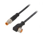 Cablu de conectare M8 3 pini 2m PUR IP67