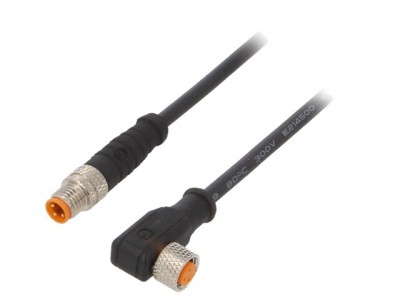 Cablu de conectare M8 3 pini 2m PUR IP67 foto