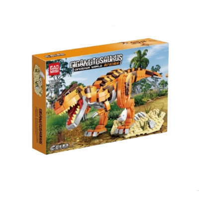 Set de constructie Dinozaur Gigantosaurus 34 cm cu 656 piese foto