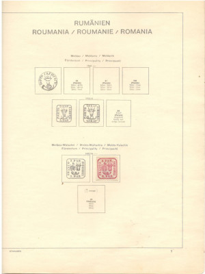 Romania.1862/1982 Colectie cronologica timbre stampilate in 2(doua) albume foto