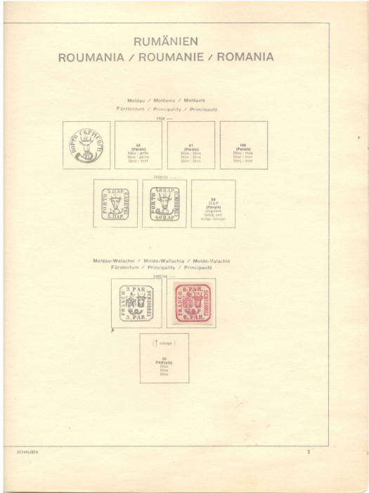Romania.1862/1982 Colectie cronologica timbre stampilate in 2(doua) albume