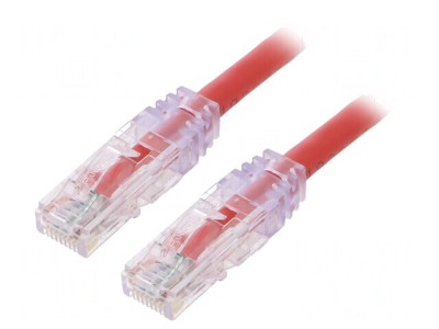 Patch Cord CAT6 U/UTP 2m Roșu foto