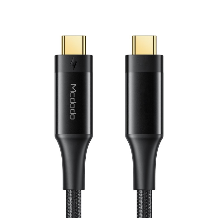 Mcdodo Thunderbolt 2 Usb-C 100W 5K 40Gb 0.8M Cablu Telefonic Negru