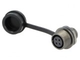 Soclu ST12 4-PIN IP67 5A 200V Lipire