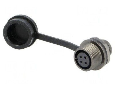 Soclu ST12 4-PIN IP67 5A 200V Lipire foto