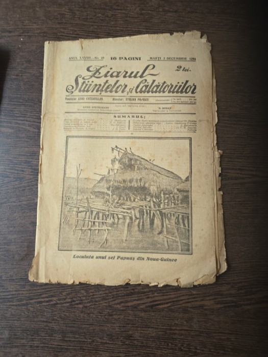 Ziarul Științelor și Călătoriilor - nr. 49/1924