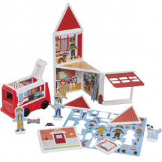 Set de joaca magnetic Statia de Pompieri- Melissa & Doug