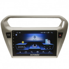 Navigatie AUTONAV Android GPS Peugeot 301 12-17 Citroen Elysee Classic 64GB 4GB RAM 9&amp;quot; WiFi 2 x USB BT 4G Octa-Core 8 * 1.3GHz 4 * 50W foto