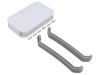Carcasă universală TAKACHI WH ABS albă IP67 79mm x 126mm x 28mm