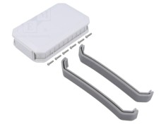 Carcasă universală TAKACHI WH ABS albă IP67 79mm x 126mm x 28mm
