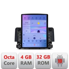 Navigatie Honda Civic 2016-2020 G-669 ecran tip TESLA 9.7&quot; cu Android Radio Bluetooth Internet GPS WIFI 4+32GB DSP 4G CarStore Technology