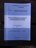 STUDIUL DURABILITATII ORGANELOR ACTIVE LA MASINI DE FREZARE A IMBRACAMINTILOR RUTIERE, TEZA DE DOCTORAT - IOAN DORU DAS
