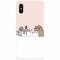 Husa silicon pentru Xiaomi Mi 8 Pro, Cat And Snowman