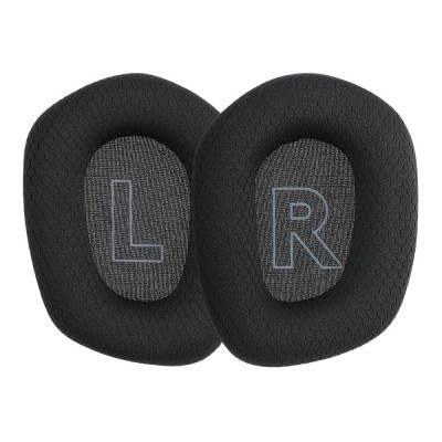 Set 2 Perne de urechi pentru casti Logitech G733, Kwmobile, Negru, Textil, 55843.01 foto