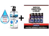 Cumpara ieftin Pachet Lubrifiant Lubido 500ml + 4 buc. Erecta Super Pastila - afrodisiac pentru Erectie Rapida
