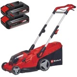Einhell GP-CM 36/41 Li PXC + Twinpack CB - Masina de tuns iarba 41 cm 50 l + Set 2 acumulatori Li-Ion 18 V 2.5 Ah