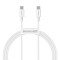 Cablu Baseus Superior CATYS-B02 1m, alb