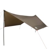 Cumpara ieftin Prelata de camping, maro, 462x306x211 cm, impermeabila