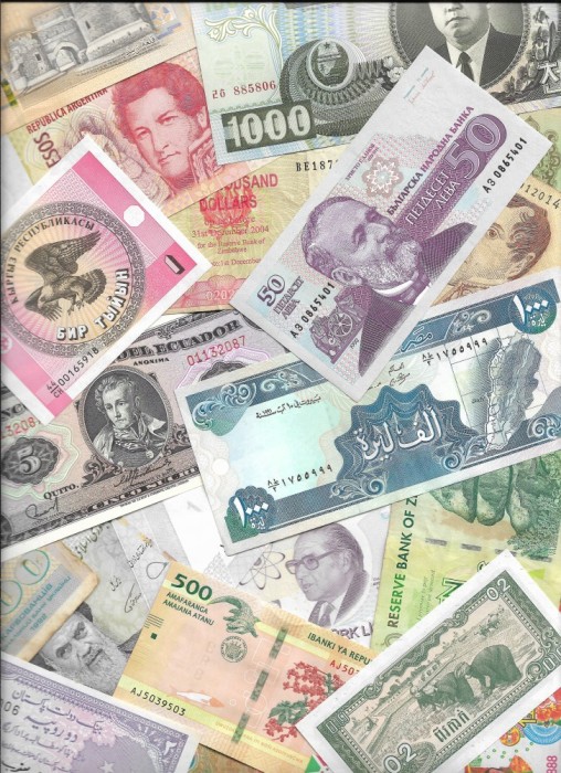 Set / Lot #7 Inceput de colectie / 40 de bancnote diferite / stare (vezi scan)
