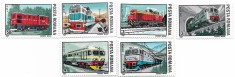 Romania (568) - Locomotive, 1987, serie neobliterata foto