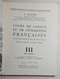 Carte manual &bdquo;Cours de Langue et de Civilisation Fran&ccedil;aises Vol. III&rdquo; G. Mauger