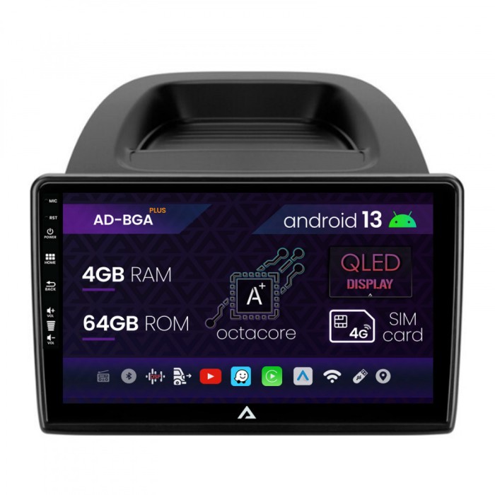 Navigatie Ford EcoSport (2017-prezent) Android 13, A-octacore 4GB RAM + 64GB ROM, 10.1 Inch AD-BGA10004+BGRKIT119